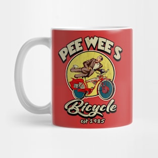 Pee Wee's Bicycle // 1985 Vintage Mug